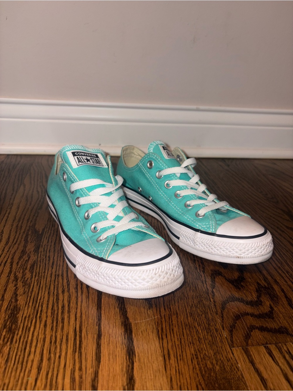 New Turquoise Teal Converse Womens 8